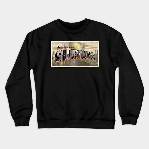 Greetings from shurima vintage Crewneck Sweatshirt by Scrapyardigan